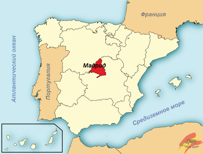 madrid na karte