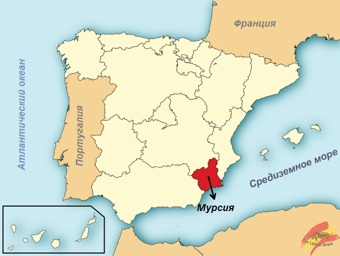 murcia na karte